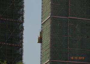 Quality Steel Structure Double Cabin 2000 KG Building Site Hoist wholesale