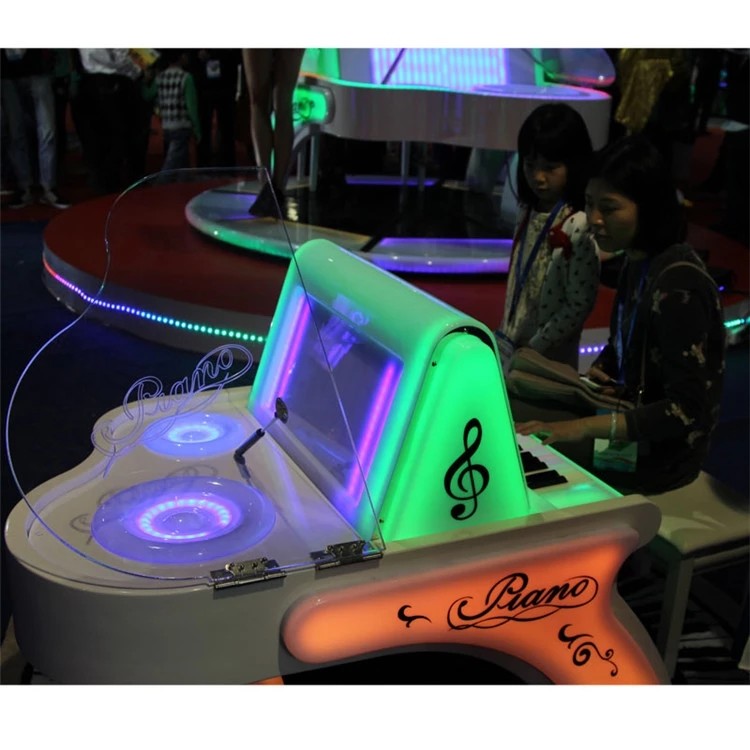 Children Coin Operated Karaoke Machine Piano Arcade Game For Playground