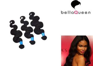 Quality Virgin Malaysian Hair Body Wave , Black Women Double Drawn Hair Extensions wholesale
