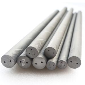 Quality Tungsten Carbide Helical Coolant Rods 60 HRC End Mill Rod 9% Binder wholesale