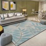 Flower And Plant Printed Simple Living Room Floor Carpet Special Style