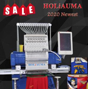 Quality NEW single head embroidery machine prices with 15 colors for bigger embroidery 450*650mm wholesale