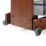 Wooden Rowing Training Machine Water Resistance Household Fitness Foldable