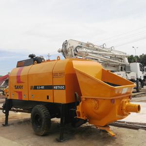 Quality 115KW Used Stationary Kawasaki Hydraulic Concrete Trailer Pump wholesale