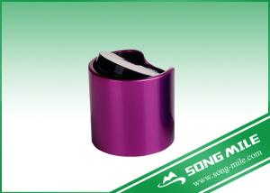 Quality 24/410,24/415,28/410,28/415 Purple Disc Top Cap Aluminum and Plastic Cap for Cosmetic wholesale