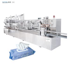Quality Fast Speed Wet Wipes Making Machine Full Automatic Baby Wipes Packaging Line wholesale