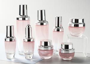 Quality Electroplated 30ml 50ml Glass Perfume Bottle Luxury Cosmetic Bottle Set wholesale