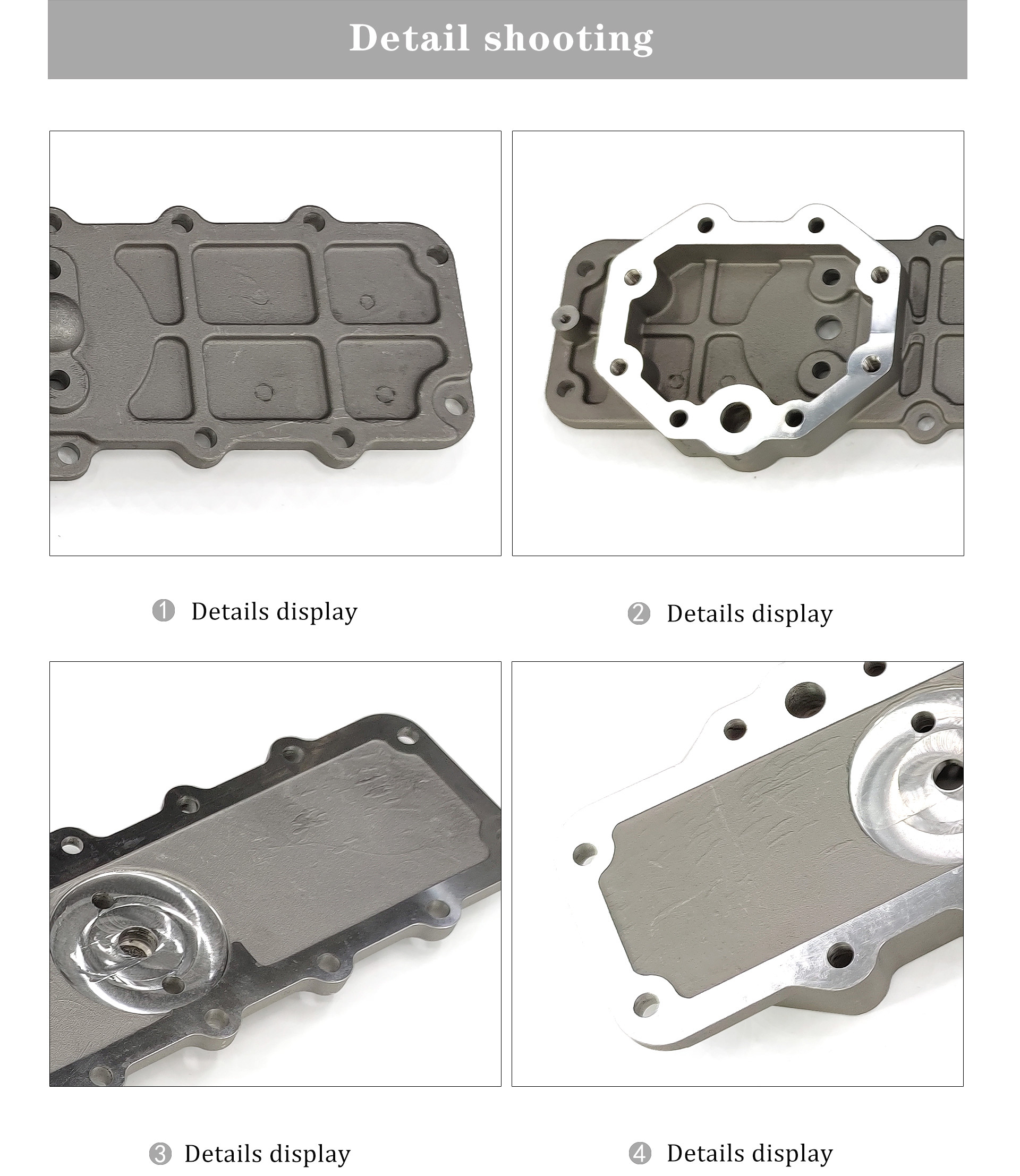 51-7692 Engine Oil Cooler Cover For S6K 3066 E200B E320C E320L Excavator Parts