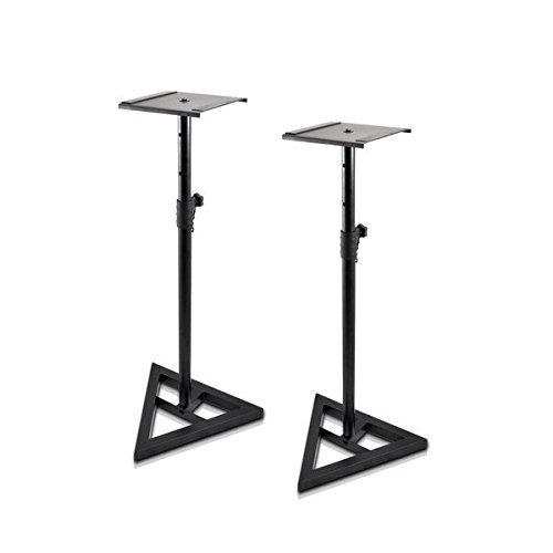 Studio Monitor Speaker Stand Height Adjustable Pair DGS001 960mm -1300mm Height