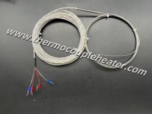China RTD Temperature Sensor PT100 Probe 2.0mm Diameter X 3 Meters Length on sale