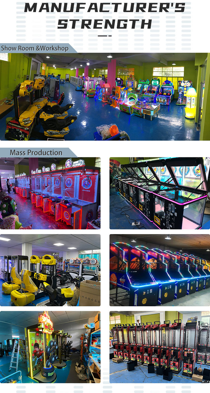 Customized Claw Crane Machine Arcade For Kids Metal Cabinet Catching Toy UFO