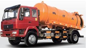 Quality KEG Piple Nozzle 60 Meters Sewer Cleaning Truck / 8 CBM Vacuum Sewage Drainage Truck wholesale
