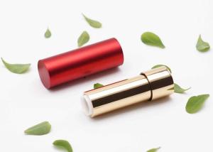 Quality Red Case With Gold Bottom 3.5g Aluminum Lipstick Tube Empty Lipstick Tube Manufacturer wholesale