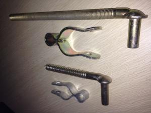 China Adjustable Gate Hinge Bolt Gate Female Hinge Bolt For Farm Fence Gate Hardware on sale