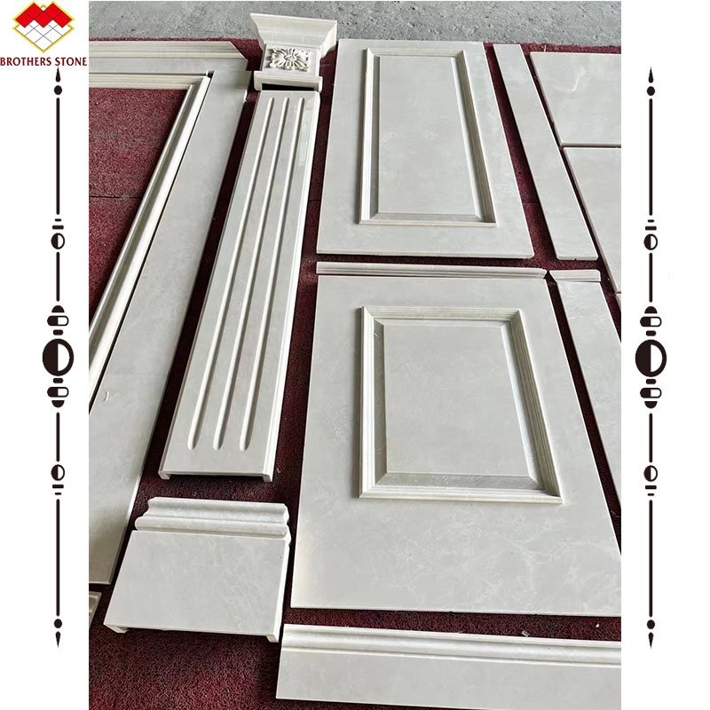 Polished Cream Beige Green Onyx Marble Wall Cladding Modern Design for Villa Background