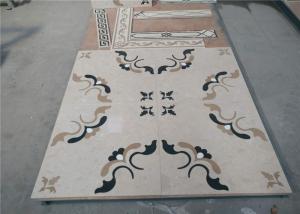 Quality Water Jet Marble Stone Tile , Stone Construction Material Polished Surface wholesale