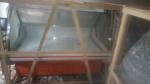 Sliding Door Butcher Meat Freezer Direct Cooling 220V