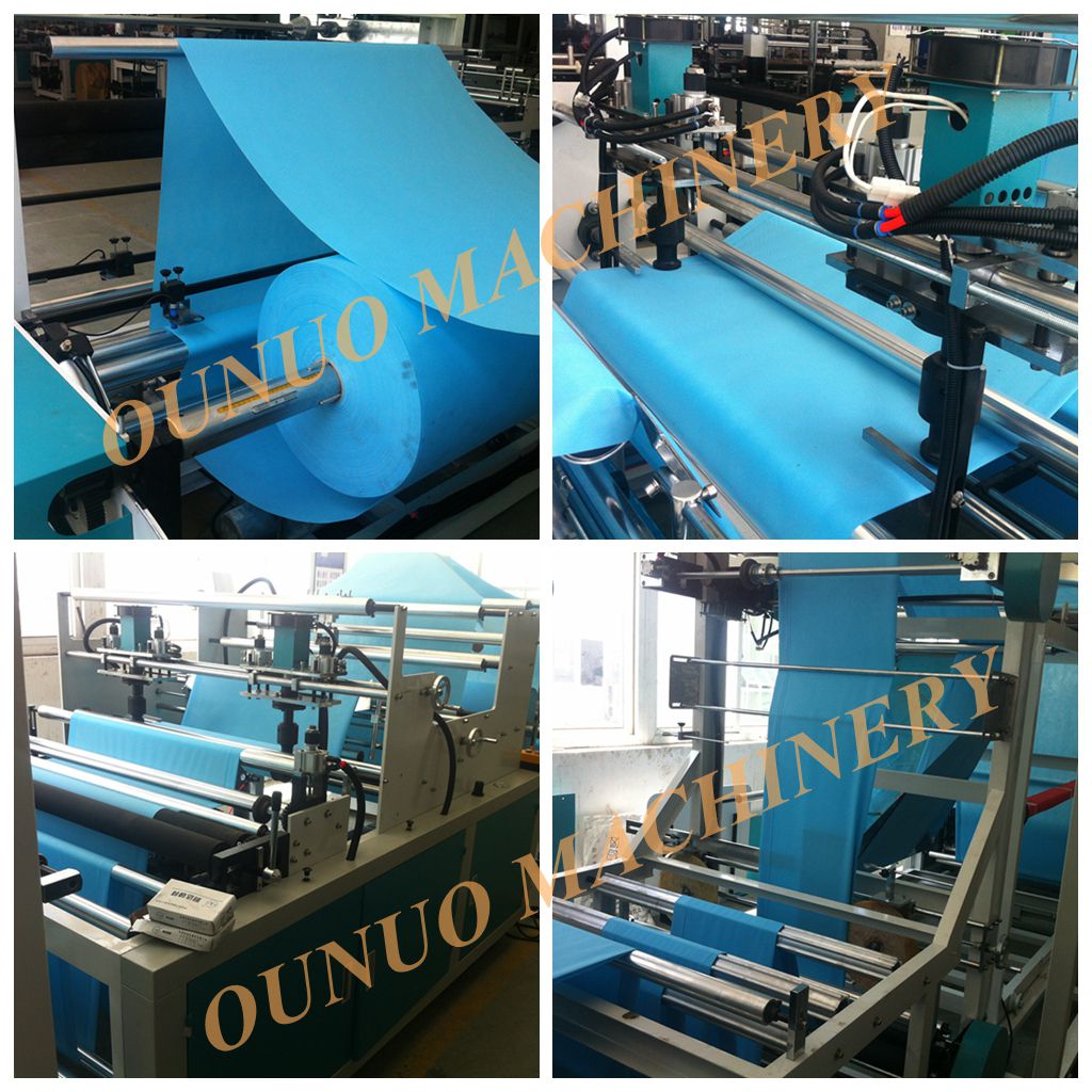 Non Woven Box Bag Making Machine With Handle