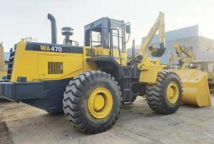 Quality Used Komatsu WA470 - 3 Hydraulic Wheel Loader 21640KG With Bucket 3.9m3 wholesale