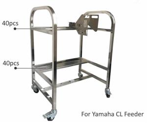 Quality Storage Cart SMT Feeder Trolley Aluminum Alloy SS Matieral For Yamaha YV Machine wholesale
