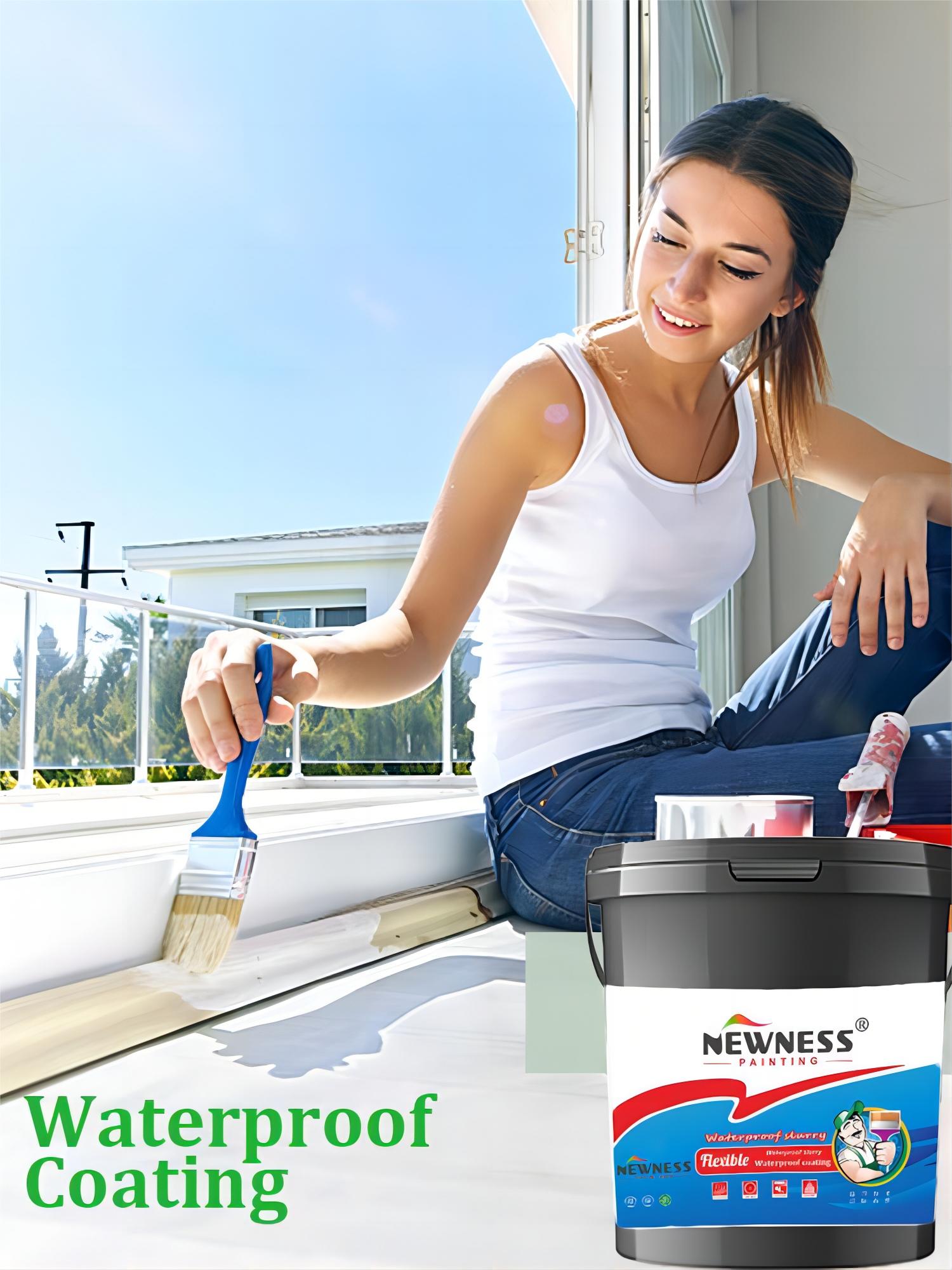 Waterproof Coating for Roof and Kitchen JS Acrylic Two-component Cement Based Coating