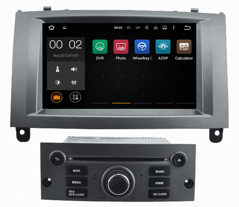 Ouchuangbo car audio 7 inch digital screen Peugeot 407 with gps navigation dual zone digital television (Optional)