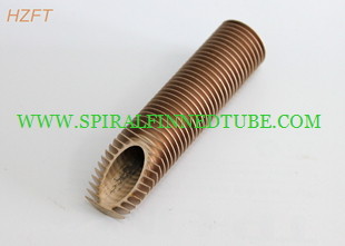 Roll Forming Spiral Copper Fin Tube For Liquid Cooling And Heating Low Finned Tubes