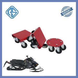 Quality Red Big Wheel Snowmobile Dolly Painted Steel Ski Dolly Set 8 Inch 1500LBS wholesale