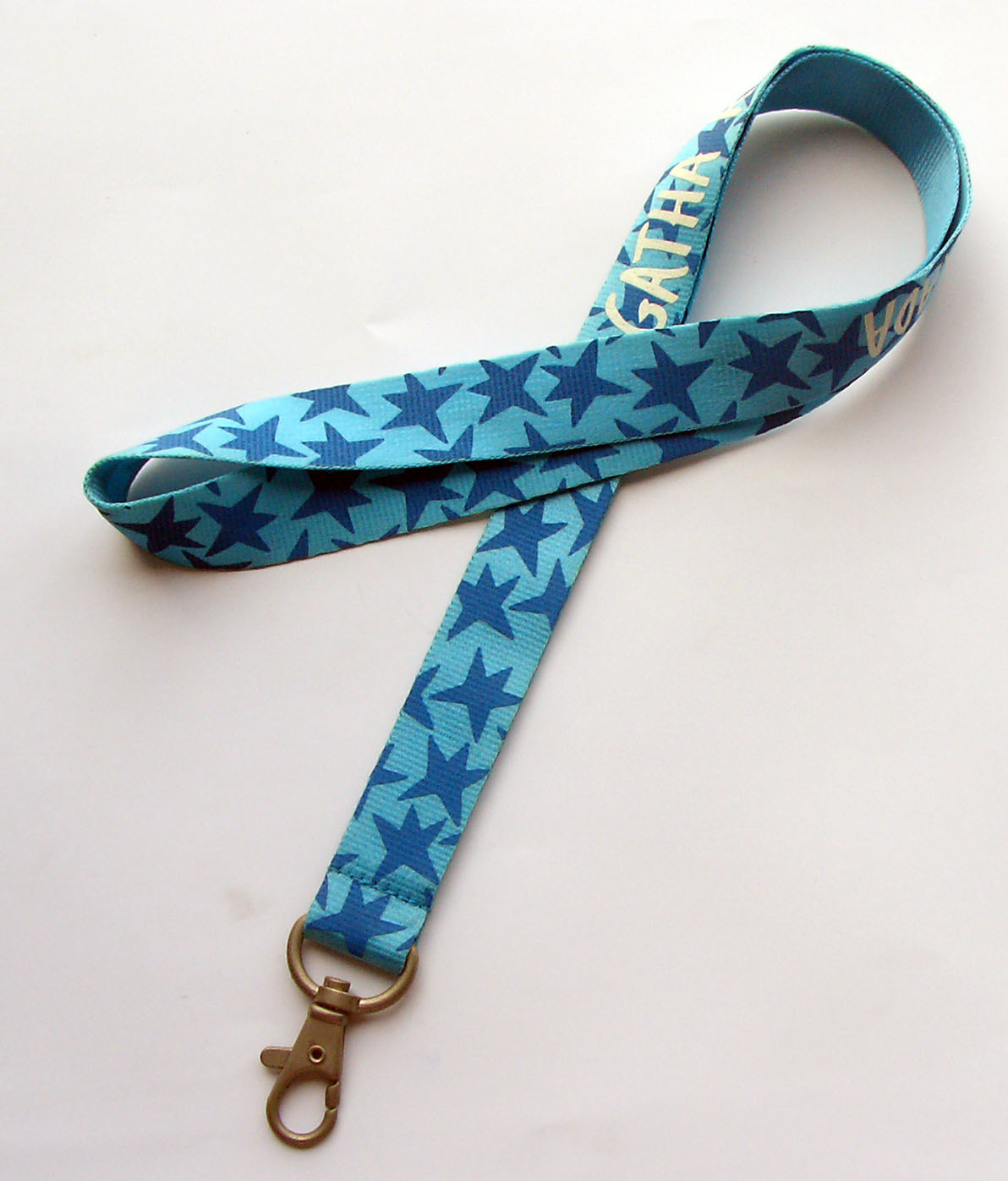 Customized Flat Polyester 90cm Silk Screen Lanyards Decoration Eco - Friendly
