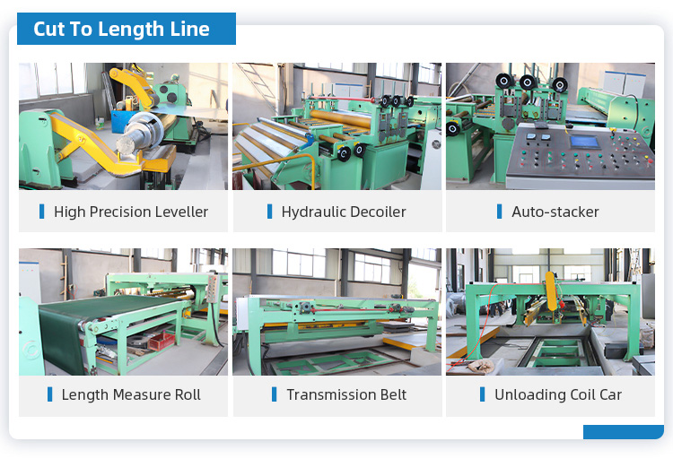 Slitting And Cut To Length Lines Precise Metal HR Coil Cutting Machine