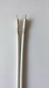 Quality 8 AWG Copper Clad Steel RG6 Coaxial Cable Gas Expanded Polyethylene wholesale