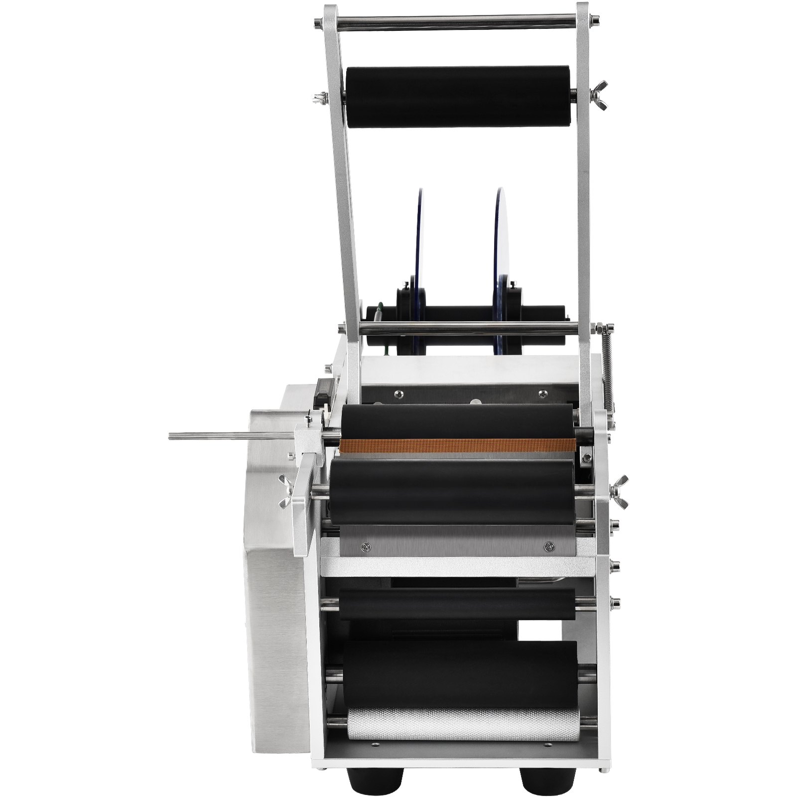 YM100 Manual Flat Labeling Machine For Cardboard Boxes / Square Bottles / Tin Cans