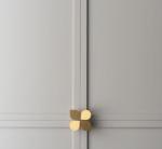 OEM 20mm Aluminium Petal Kitchen Cupboard Handles For Cabinet