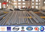 132kv Power Utility Poles Polygonal Tower Galvanized Steel Electric Pole