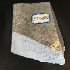 Quality MgGd30 Magnesium Master Alloy Ingot , Magnesium Gadolinium Master Alloy wholesale