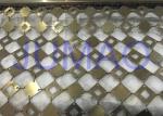 Anti Corrosion Decorative Metal Curtains With Square Plates Space Partition