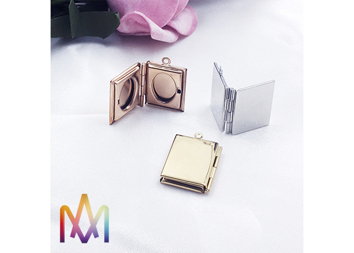 Souvenir Gift multicolor Book Shaped DIY Metal Charms 4g