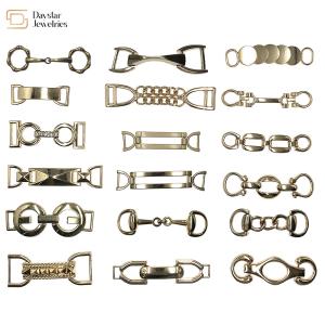 Quality Shoes Clothing Bag Metal Ornaments Accessories Custom Metal Chain Buckle wholesale