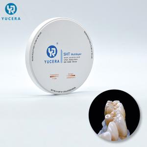 Quality Yucera 900MPA Dental SHT Multilayer Zirconia Block wholesale