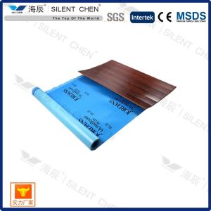 Quality Blue 3mm IXPE Insulation Flooring Thermal Underlay For Laminate Flooring 73dB wholesale