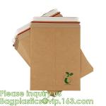 Padded Envelopes, 100% Recycled Biodegradable Kraft Paper Fibers Cushioning
