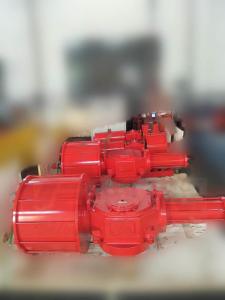 China Single & Double Acting Hydraulic Rotary Actuator , Red Electric Hydraulic Actuator on sale