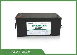 Quality Nano LiFePO4 Rechargable Lithium Battery 24V 150Ah Light Weight wholesale