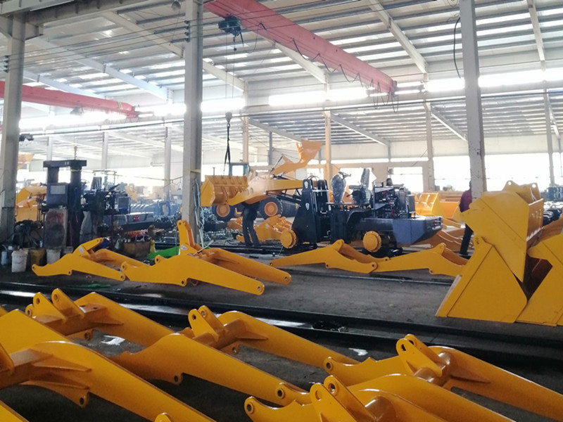 China Backhoe maufacturer best price 4x4 4WD backhoe with gripper