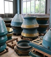 Mn18Cr2 GP300 GP300S Cone Crusher Mantle Concave Parts For Crusher Machine Type Crusher