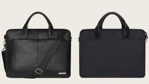 Quality High quality PU Leather Laptop Bags with long shoulder strap wholesale