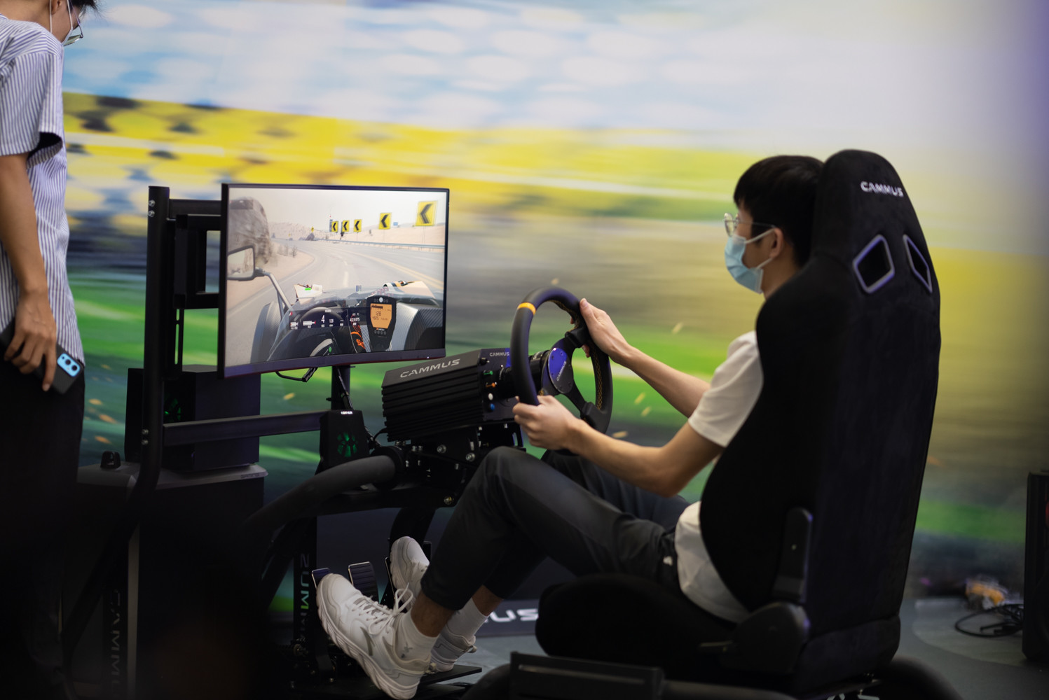 Aluminium Monocoque PC Racing Simulator With 3 Pedals