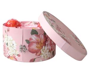 Quality Multifunctional Cylinder Shaped Corrugated Box , Round Jewelry Case 4color Offset Printing wholesale