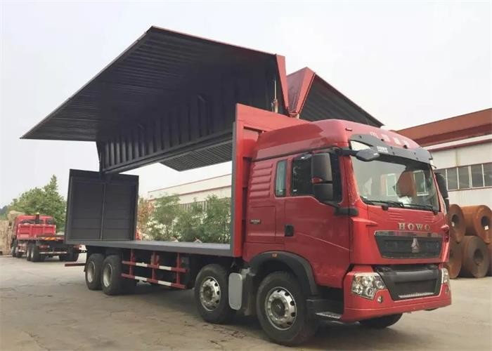 8X4 LHD Wing Van Cargo Truck Cargo Large Loading Capacity Commercial Vehicles