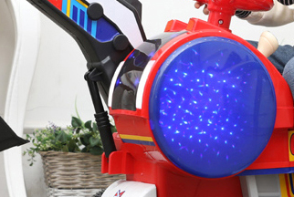 JIAXING Children Toy Fully 6v Electric Excavator Ride on Car for Kids Motor 380*1/380*2